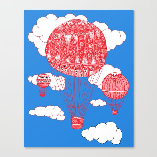 Hot Air Balloon Canvas Print