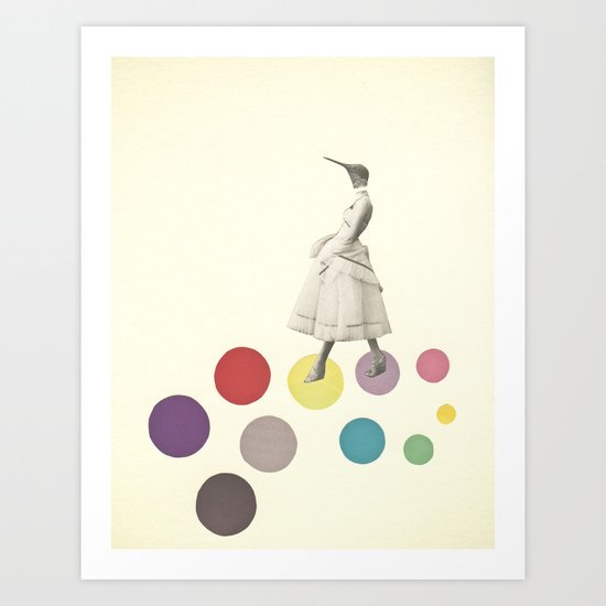 Bird Lady Art Print