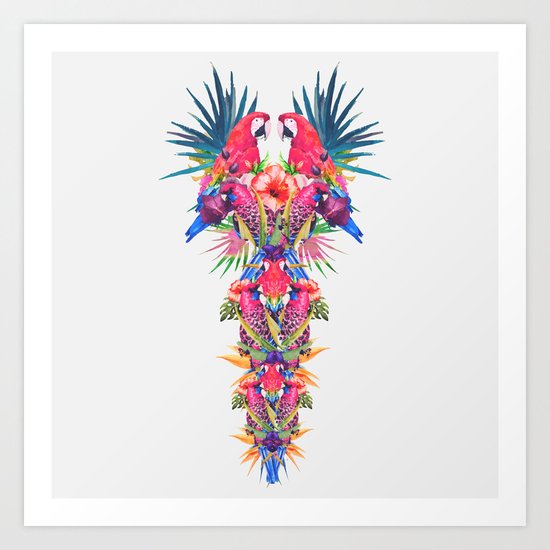 Parrot Kingdom Art Print