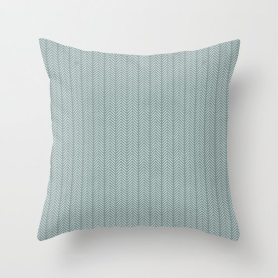 stamb chevron Throw Pillow