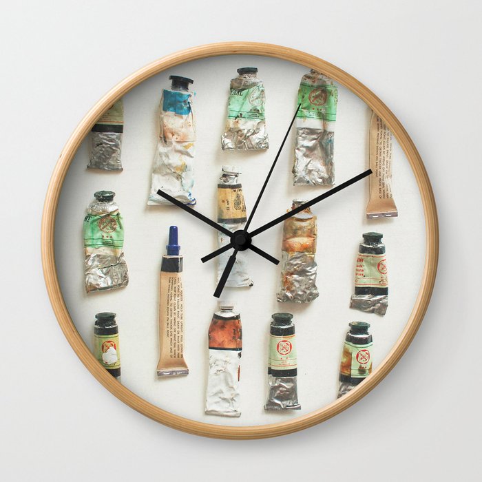 Oils Wall Clock