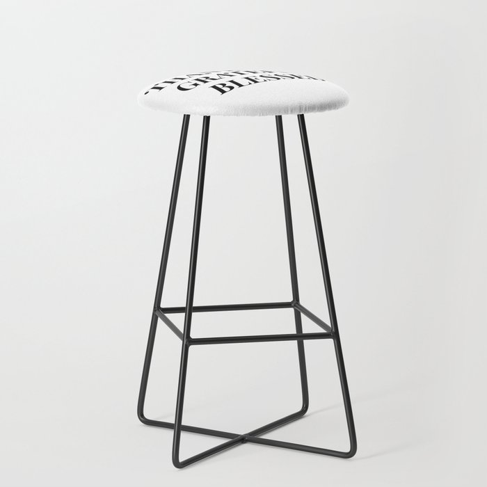 thankful grateful blessed Bar Stool