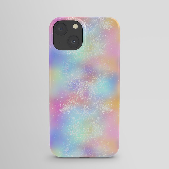 Pretty Holographic Glitter Rainbow iPhone Case