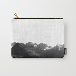 British Columbia Landscape Photography | Vancuver | Mountains and Lake Carry-All Pouch | Moody, Mountains, Wanderlust, Landscape, Travel, Black And White, Nature, Minimal, Britishcolumbia, Summer 