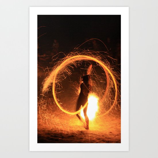 FIRE DANCE Art Print