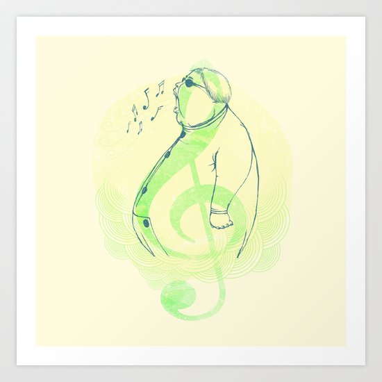 Color, Shape and Sound Art Print