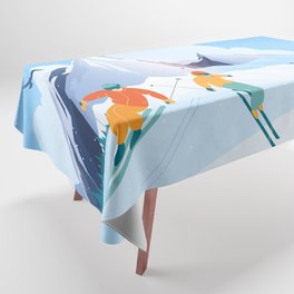 SKI - My Passion  Tablecloth