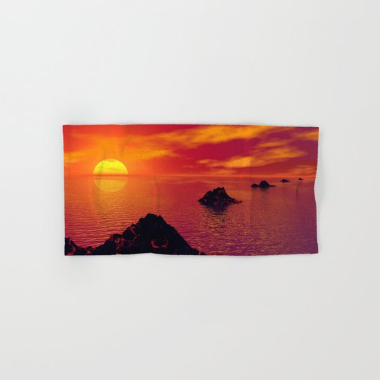Volcanic Chain Hand & Bath Towel