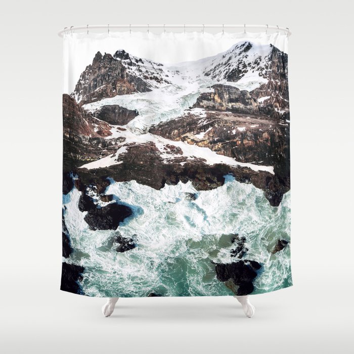 Sea and Mountains Shower Curtain
