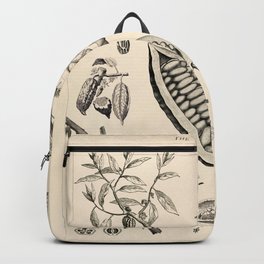 Cacao Vintage Illustration Backpack