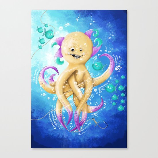 OCTOPUS MONSTER Canvas Print