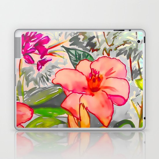 Watercolor Floral Laptop & iPad Skin