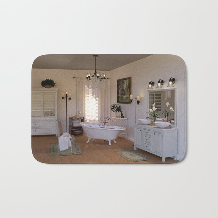 Tranquility Spa Bath Mat By Digitalcuriositydesigns Society6