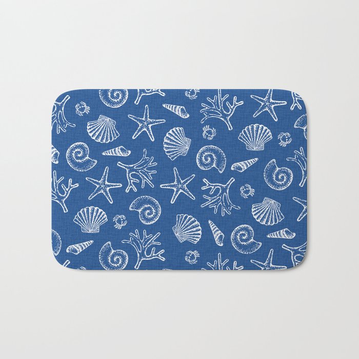 Lovely life on beach Bath Mat