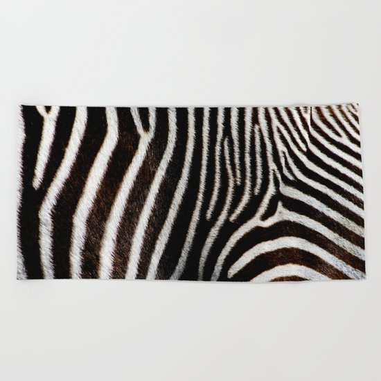 zebra Beach Towel