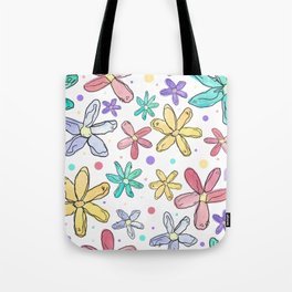 Flower Happy Tote Bag
