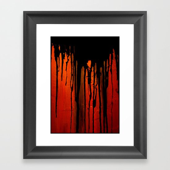 Acid Rain Framed Art Print