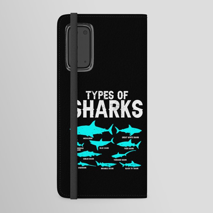 Marine Biology I Shark Identification I Types of Sharks Android Wallet Case