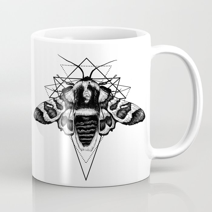 Geometric Moth Coffee Mug