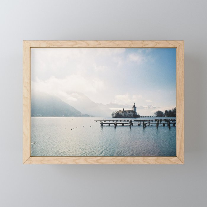 Mountain Lake Framed Mini Art Print