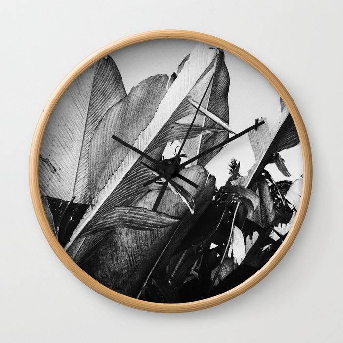 Palm Poetry Wall Clock