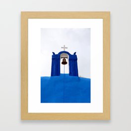 Bell tower - Santorini Gerahmter Kunstdruck