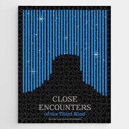 Close Encounters of the Third Kind Minimal Movie Poster Jigsaw Puzzle