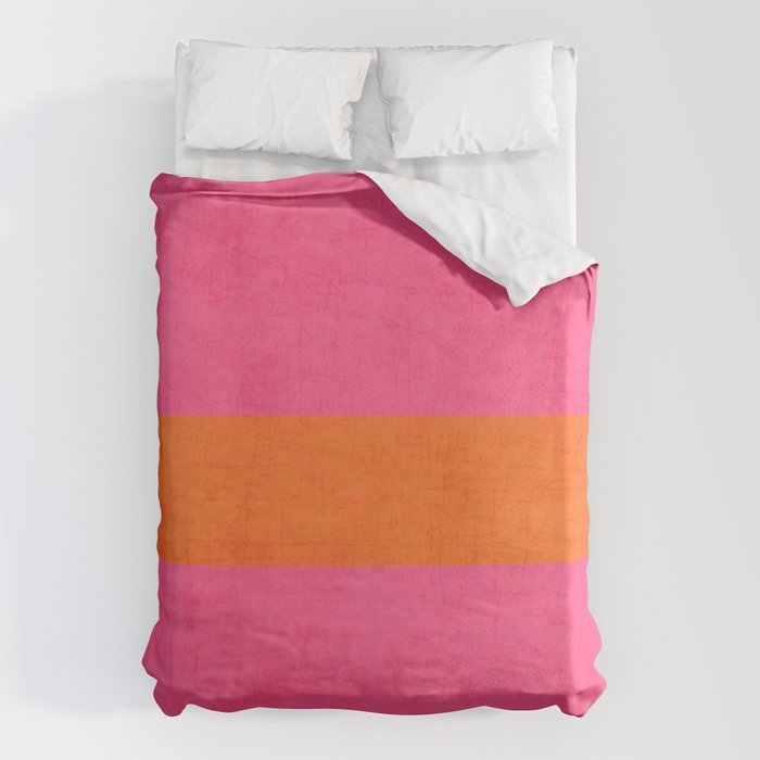 hot pink and orange classic  Bettbezug | Graphic-design, Muster
