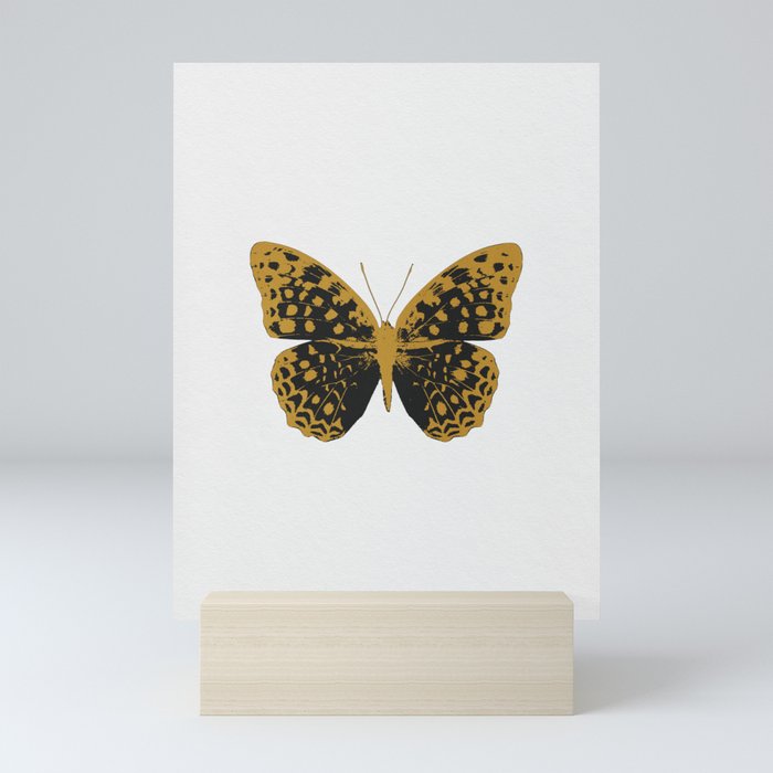 Black Butterfly Mini Art Print