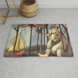 the wild things are, Children's Book Rug