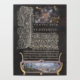 Vintage calligraphy art Poster