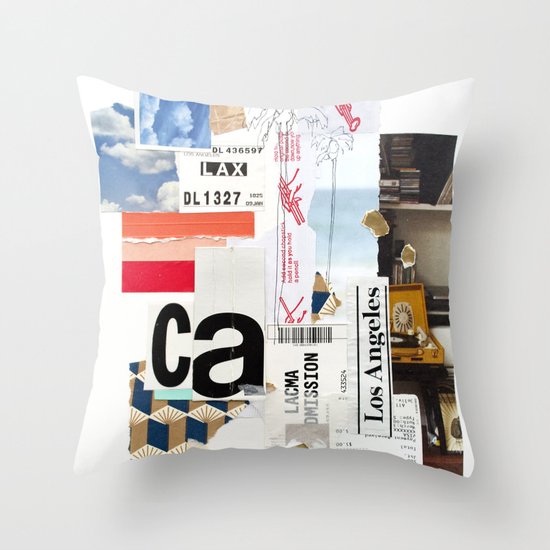 Los Angeles Throw Pillow