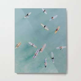 float xviii Metal Print | Color, Minimal, Simple, Digital, Nature, Island, Tropical, Photo, Sufer, Waves 