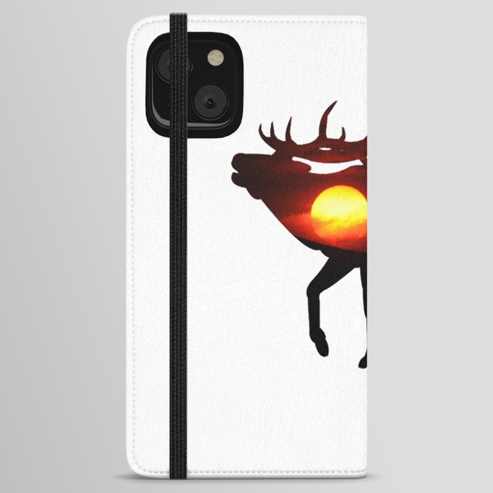 Elk of the Sunrise iPhone Wallet Case