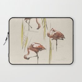 Flamingos Art Nouveau Laptop Sleeve