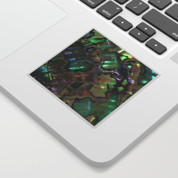 Oil Slick Abalone Mother Of Pearl Sticker