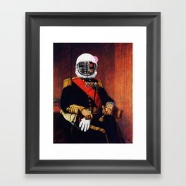 Space General Plug Man Framed Art Print