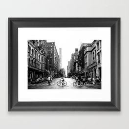 New York City Streets Framed Art Print