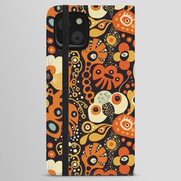 Otherwordly flowers from Outer space iPhone Wallet Case