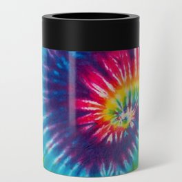 Colorful Spiral Tie Dye Can Cooler
