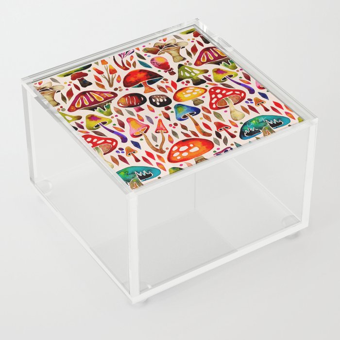 Mushroom Magic – Retro Palette Acrylic Box