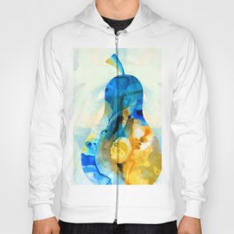 A Nice Pear - Abstract Art By Sharon Cummings Hoody