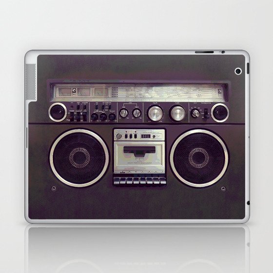 Retro Boombox Laptop & iPad Skin