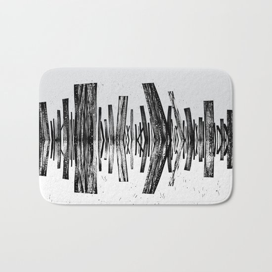 minimal b.w. Bath Mat