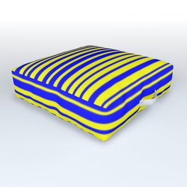 Retro 80's Video Game Loading Screen Stripes Outdoor Floor Cushion