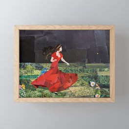 Red Dress Framed Mini Art Print