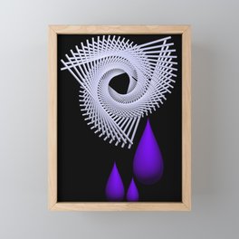 drops -02- Framed Mini Art Print