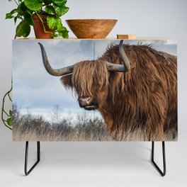 Scottish Highland Cow | Scottish Cattle | Cute Cow | Cute Cattle 02 Credenza