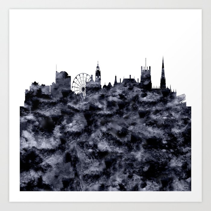 Sheffield Skyline Great Britain Art Print By Atw Society6