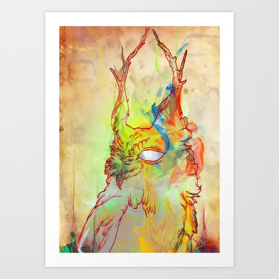 Turning Light Art Print